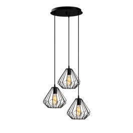 Opviq Diamond - 704-S2 Lámpara de araña negra